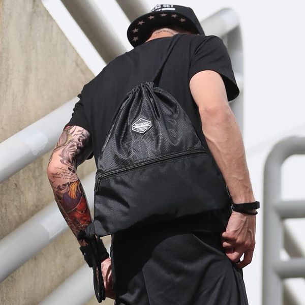 backpack drawstring fashion men and women outdoor light travel shoulder bag simple casual sports gym
backpack drawstring fashion men and women outdoor light travel shoulder bag simple casual sports gym