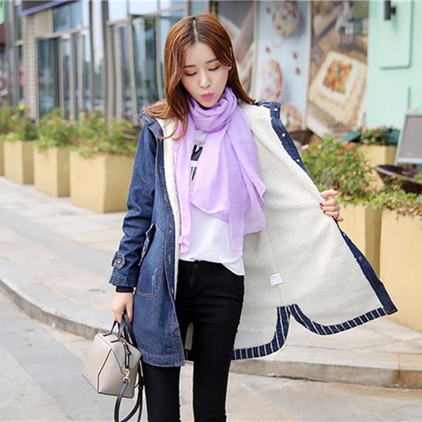 women's down & parkas korean winter women medium long female hooded denim blue jackets thick plus cotton coats full sleeve outerwear s-, Black
women's down & parkas korean winter women medium long female hooded denim blue jackets thick plus cotton coats full sleeve outerwear s-, Black