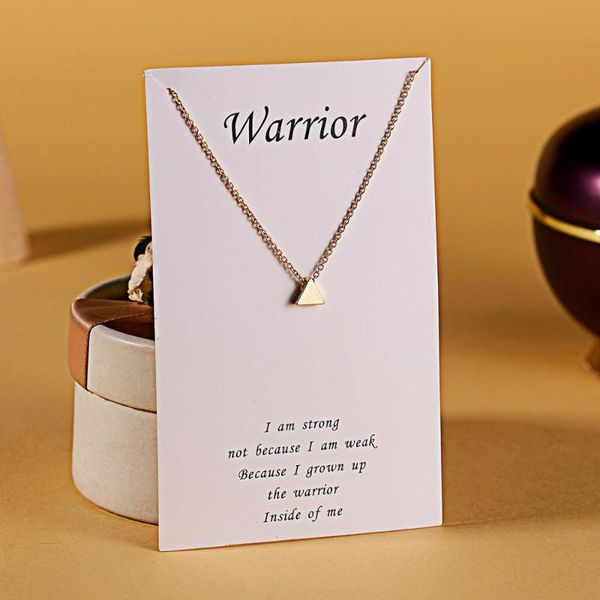 pendant necklaces simple gold color triangle necklace make a wish card alloy link chain choker collier for women fashion jewelry, Silver
pendant necklaces simple gold color triangle necklace make a wish card alloy link chain choker collier for women fashion jewelry, Silver