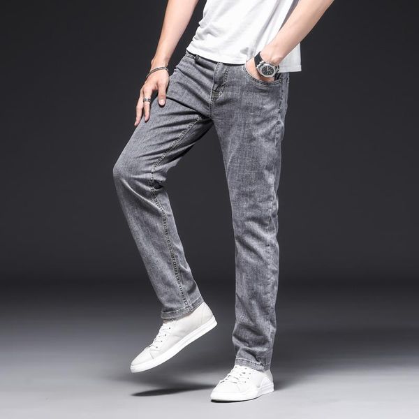 men's jeans men 2021 summer thin stretch pantalones hombre cotton denim trousers blue gray light pants male,601
men's jeans men 2021 summer thin stretch pantalones hombre cotton denim trousers blue gray light pants male,601