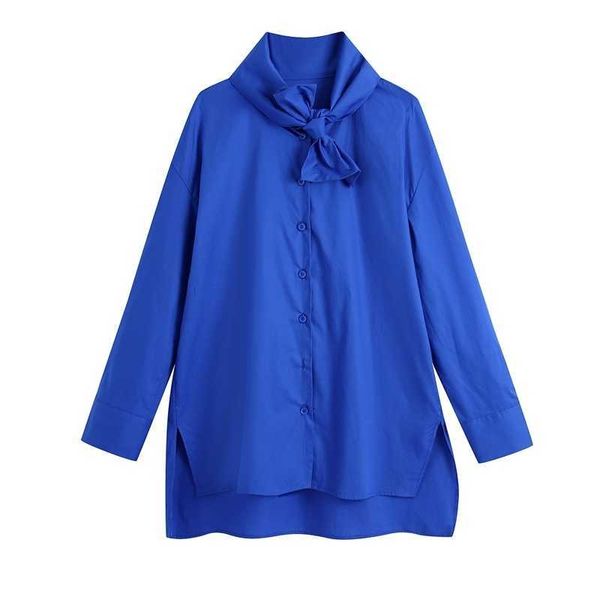 fashion long lace up bow blouse women solid color loose plus size spring shirts ladies office 210525, White
fashion long lace up bow blouse women solid color loose plus size spring shirts ladies office 210525, White