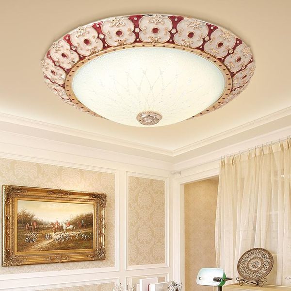 european style round glass ceiling lights warm romantic simple led bedroom light crystal ceiling lamp ac110-240v modern led lamp
european style round glass ceiling lights warm romantic simple led bedroom light crystal ceiling lamp ac110-240v modern led lamp