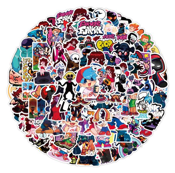 100pcs/set game friday night funkin anime stickers skid and pump skateboard lapguitar phone car graffiti sticker decal
100pcs/set game friday night funkin anime stickers skid and pump skateboard lapguitar phone car graffiti sticker decal