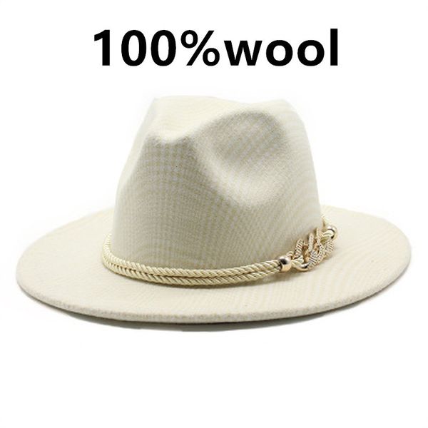 2021 fedora hats 100% wool plaid belt wedding church luxury autumn winter women white beige wide brim men new felt hat it8a, Blue;gray
2021 fedora hats 100% wool plaid belt wedding church luxury autumn winter women white beige wide brim men new felt hat it8a, Blue;gray