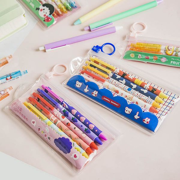 2, class grade 3 cartoon neutral pen set cute and creative students sign with 0.5 black push
2, class grade 3 cartoon neutral pen set cute and creative students sign with 0.5 black push