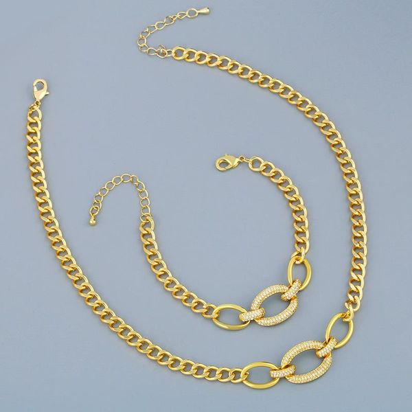 pendant necklaces gold curb link chain necklace for women crystal cuban thick white stone cz pave punk jewelry gifts nkes08, Silver
pendant necklaces gold curb link chain necklace for women crystal cuban thick white stone cz pave punk jewelry gifts nkes08, Silver