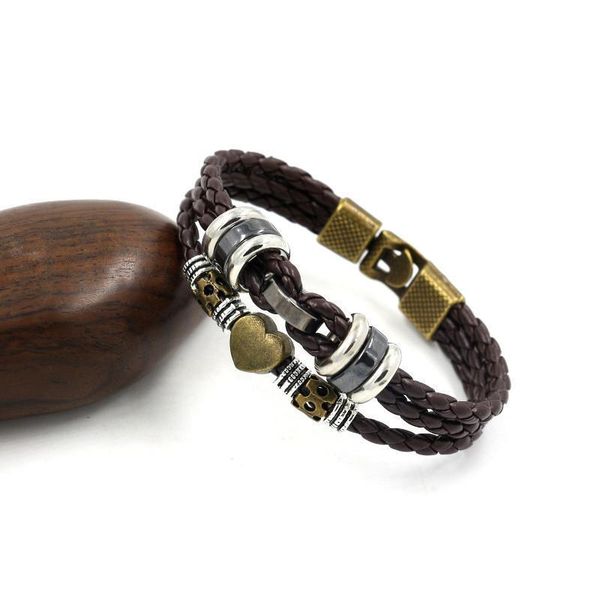 eif dock fashion adjustable multilayer leather bracelet men male handmade wrap rope love heart charm bracelet bangles jllxwb
eif dock fashion adjustable multilayer leather bracelet men male handmade wrap rope love heart charm bracelet bangles jllxwb