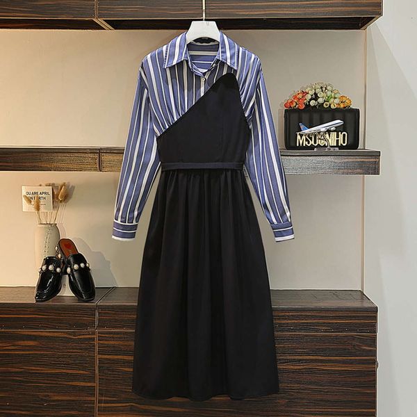 large size women's early spring 2021 new fat sister french cover belly foreign style show thin age reduction shirt dress, Black;gray
large size women's early spring 2021 new fat sister french cover belly foreign style show thin age reduction shirt dress, Black;gray