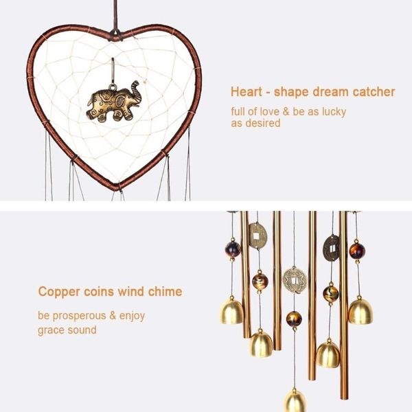decorative objects & figurines metal tube bell wind chimes hanging elephant charm home outdoor living decoration
decorative objects & figurines metal tube bell wind chimes hanging elephant charm home outdoor living decoration