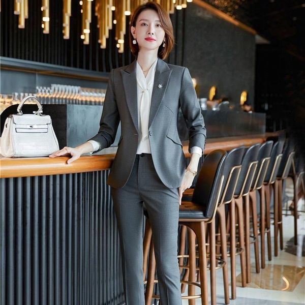 women's two piece pants fall winter women blazer and pants&skirt 2 suit ol style fashion grey jacket coat blaser formal professional tr, White
women's two piece pants fall winter women blazer and pants&skirt 2 suit ol style fashion grey jacket coat blaser formal professional tr, White