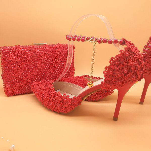 red pearl flower wedding shoes matching bags high heels toe strap ladies party shoe and set i0vm, Black
red pearl flower wedding shoes matching bags high heels toe strap ladies party shoe and set i0vm, Black