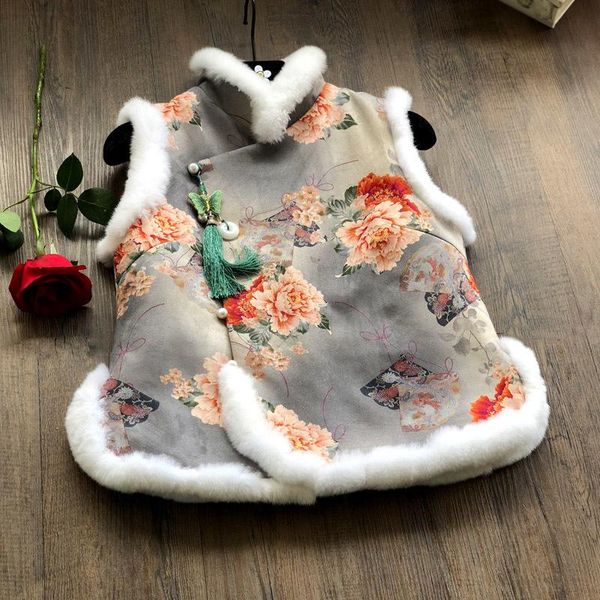 women chinese style winter clothing waistcoats tang suit cheongsam retro fashion elegant ladies vest traditional sleeveless coat, Red
women chinese style winter clothing waistcoats tang suit cheongsam retro fashion elegant ladies vest traditional sleeveless coat, Red
