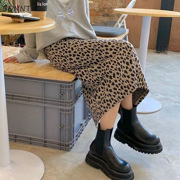 skirts leopard long skirt women streetwear autumn a-line mid-calf empire elegant casual korean style confortable stretchy abdomen slim, Black
skirts leopard long skirt women streetwear autumn a-line mid-calf empire elegant casual korean style confortable stretchy abdomen slim, Black