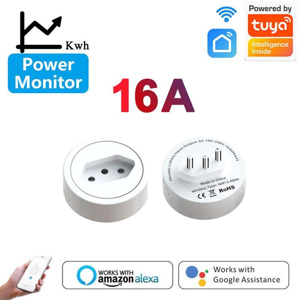 smart power plugs brazil socket wifi plug with tuya smartlife timer voice control 16a surge protector work for alexa google home
smart power plugs brazil socket wifi plug with tuya smartlife timer voice control 16a surge protector work for alexa google home
