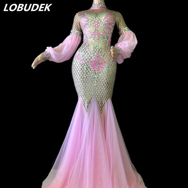 casual dresses pink sparkly rhinestones trailing dress women birthday celebration long bar dj party prom singer performance costume, Black;gray
casual dresses pink sparkly rhinestones trailing dress women birthday celebration long bar dj party prom singer performance costume, Black;gray