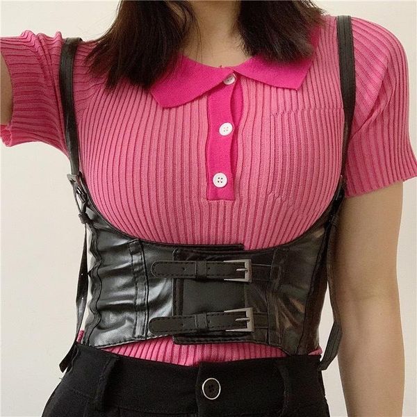 belts 2021 women's fashion waist underbust vintage corsets big wide body belt harness bra punk gothic y2k lolita accessories, Black;brown
belts 2021 women's fashion waist underbust vintage corsets big wide body belt harness bra punk gothic y2k lolita accessories, Black;brown