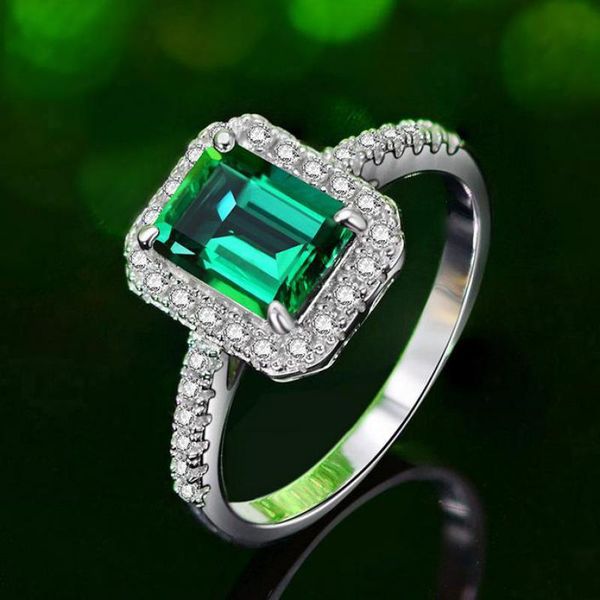 cluster rings vintage 100% sparkling silver simulation emerald gemstone sparking created moissanite diamond fine jewelry gift for women, Golden;silver
cluster rings vintage 100% sparkling silver simulation emerald gemstone sparking created moissanite diamond fine jewelry gift for women, Golden;silver