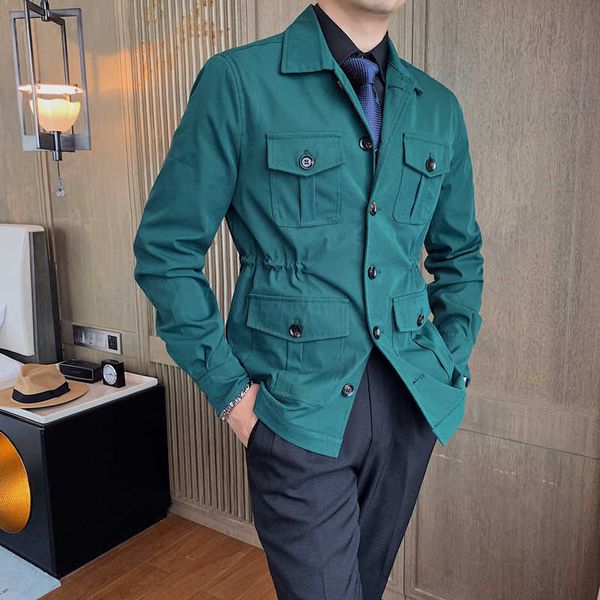 men's jackets estilo britnico multi bolsos senhores jaqueta simples vintage casual jaquetas roupas masculinas moda negcios escritrio ov, Black;brown
men's jackets estilo britnico multi bolsos senhores jaqueta simples vintage casual jaquetas roupas masculinas moda negcios escritrio ov, Black;brown