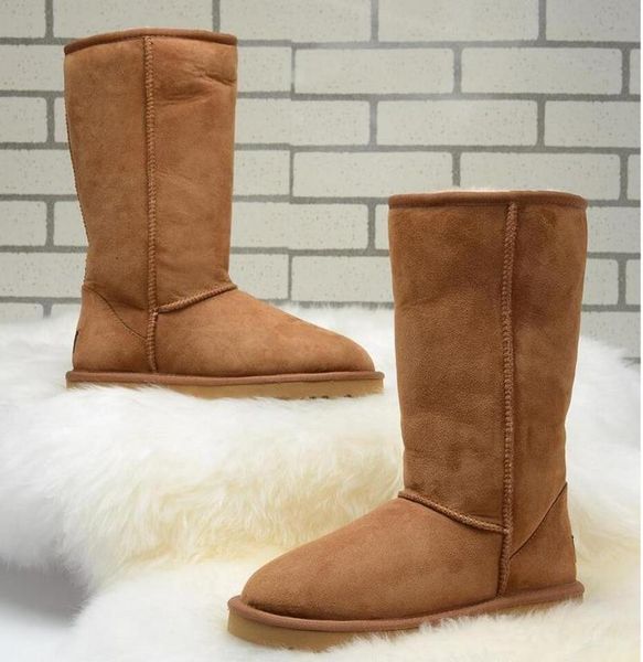 boots high knee designers winter snow women shoes woman australia genuine leather fur button, Black
boots high knee designers winter snow women shoes woman australia genuine leather fur button, Black