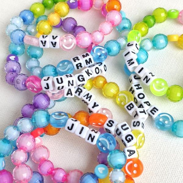 charm bracelets kpop accessories boho korean trend y2k jewelry bangtan boys bracelet friendship women's handmade, Golden;silver
charm bracelets kpop accessories boho korean trend y2k jewelry bangtan boys bracelet friendship women's handmade, Golden;silver