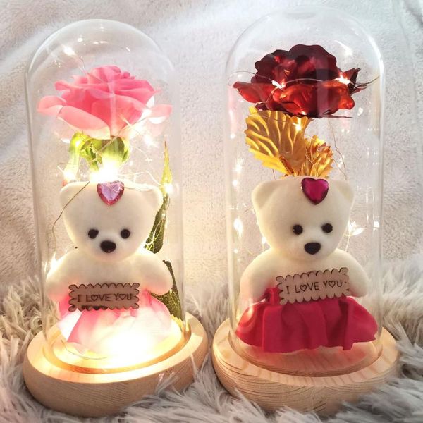 decorative flowers & wreaths simulation rose led glass lampshade eternal flower mother's day gift valentine's beauty bear decorati
decorative flowers & wreaths simulation rose led glass lampshade eternal flower mother's day gift valentine's beauty bear decorati