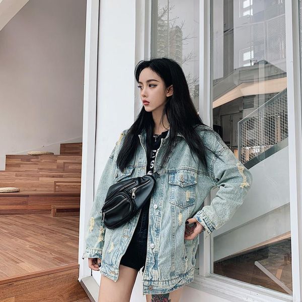 women's jackets 2022 autumn funny cartoon print long denim jacket women vintage streetwear punk style jean casaco feminino, Black;brown
women's jackets 2022 autumn funny cartoon print long denim jacket women vintage streetwear punk style jean casaco feminino, Black;brown