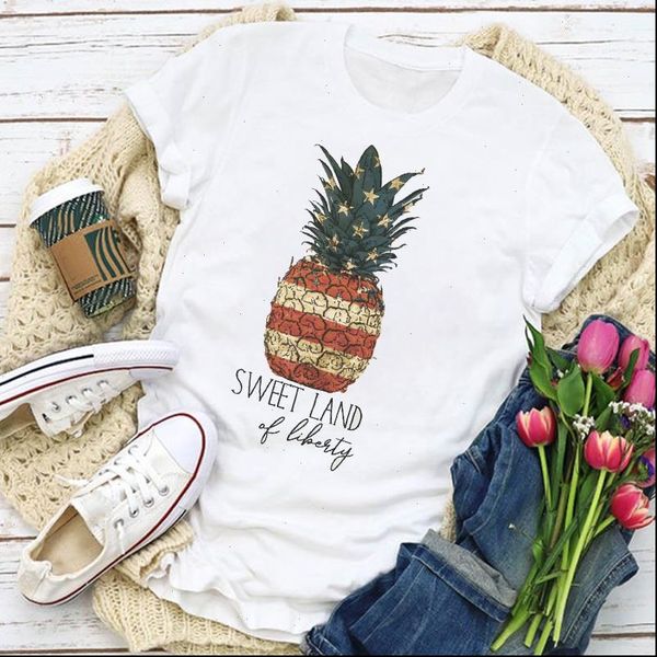 women graphic usa flag american patriotic pineapple cute summer t shirt lady womens clothing clothes tee female t shirt, White
women graphic usa flag american patriotic pineapple cute summer t shirt lady womens clothing clothes tee female t shirt, White