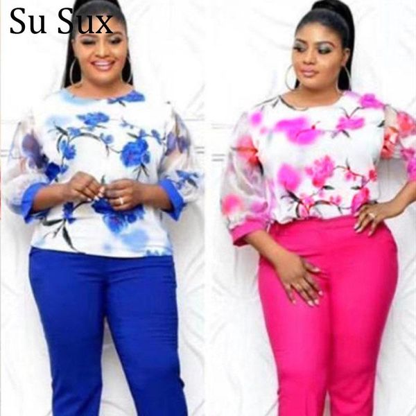 women's two piece pants chiffon set tracksuit women flower print short sleeve and long suit plus size sets vestidos female 2021, White
women's two piece pants chiffon set tracksuit women flower print short sleeve and long suit plus size sets vestidos female 2021, White