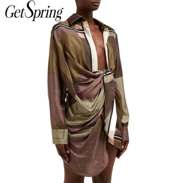 getspring women dress long sleeve geometric print shirt es twisted wrinkles irregular hollow out es autumn 210601, Black;gray
getspring women dress long sleeve geometric print shirt es twisted wrinkles irregular hollow out es autumn 210601, Black;gray