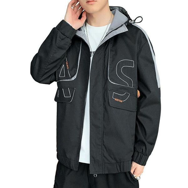 men's jackets jacket hooded korean style trend ins on workwear loose autumn spring japanese tide brand comfortable clothes, Black;brown
men's jackets jacket hooded korean style trend ins on workwear loose autumn spring japanese tide brand comfortable clothes, Black;brown