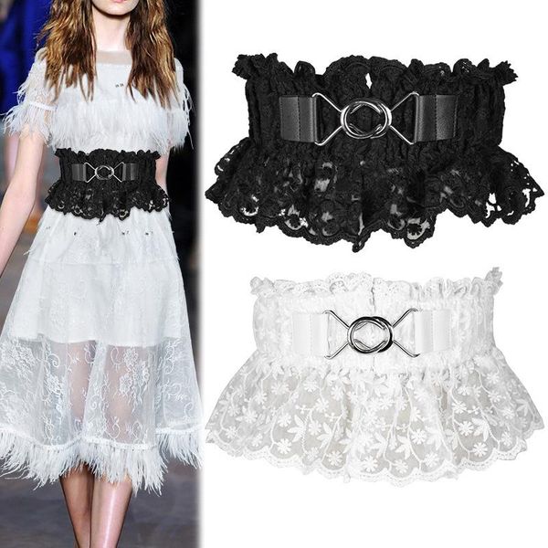 belts fashion women's wide lace waist belt elastic stretch corset cinch dress waistbands, Black;brown
belts fashion women's wide lace waist belt elastic stretch corset cinch dress waistbands, Black;brown