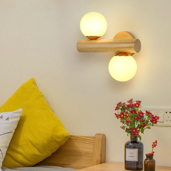 wall lamp wooden led with ball shaped glass lampshade for bedroom reading el bedside decor sconce
wall lamp wooden led with ball shaped glass lampshade for bedroom reading el bedside decor sconce