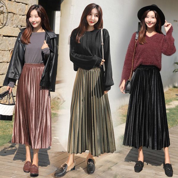 autumn skirt plied high-elegant waistband solid-colored velvet women skirts y147 mu7d, Black
autumn skirt plied high-elegant waistband solid-colored velvet women skirts y147 mu7d, Black