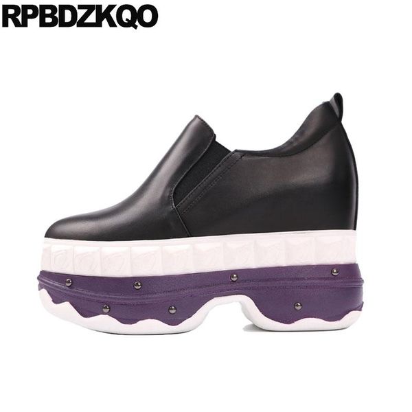 wedge genuine leather shoes women platform round toe stud creepers pumps harajuku rivet black runway high heels european super
wedge genuine leather shoes women platform round toe stud creepers pumps harajuku rivet black runway high heels european super