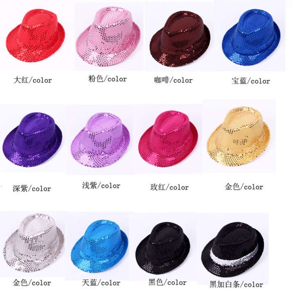 jazz hat performance sequin stage dance children's day, Yellow
jazz hat performance sequin stage dance children's day, Yellow