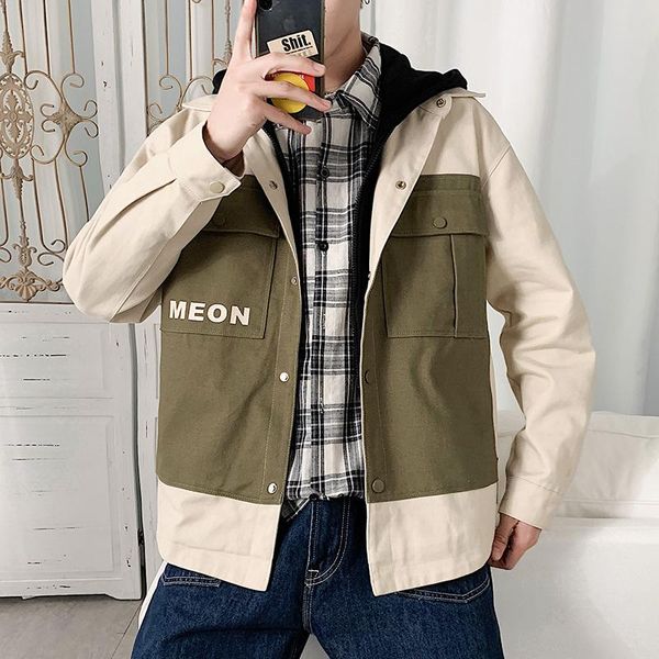 men's jackets windbreaker coat spring 2021 loose korean fashion long washed polyester army green jack, Black;brown
men's jackets windbreaker coat spring 2021 loose korean fashion long washed polyester army green jack, Black;brown