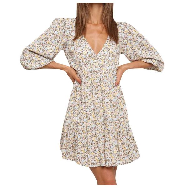 casual dresses modis women's mini dress long sleeve floral printed v-neck summer ladies loose beach party sukienka #t2g, Black;gray
casual dresses modis women's mini dress long sleeve floral printed v-neck summer ladies loose beach party sukienka #t2g, Black;gray