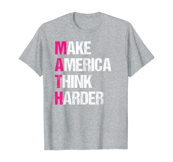 math make america think harder andrew yang 2020 campaign t-shirt, White;black 
math make america think harder andrew yang 2020 campaign t-shirt, White;black
