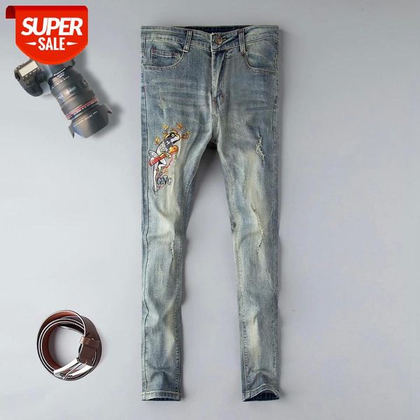 2019 brand embroidery designer hip hop men size trousers regular soft denim streetwear ripped jeans design Japanese blue pants #aZ5s
2019 brand embroidery designer hip hop men size trousers regular soft denim streetwear ripped jeans design Japanese blue pants #aZ5s