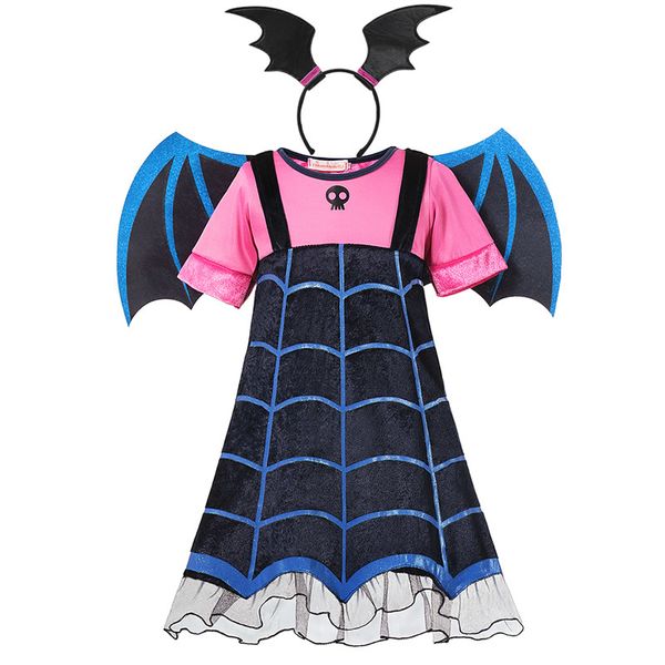 muababy girls vampire fancy dress up costumes clothes short sleeve carnival halloween vampire party gown children frocks 210225, Red;yellow 
muababy girls vampire fancy dress up costumes clothes short sleeve carnival halloween vampire party gown children frocks 210225, Red;yellow