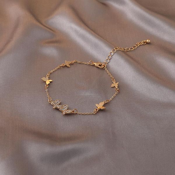 link, chain stylish full crystal butterfly pure gold color bling bracelet female shiny bracelets for women wedding wholesale, Black
link, chain stylish full crystal butterfly pure gold color bling bracelet female shiny bracelets for women wedding wholesale, Black