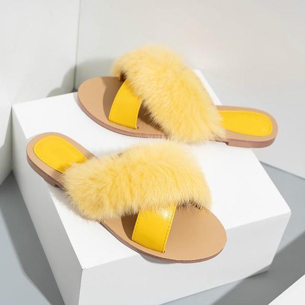 slippers fur slides outside wear women's shoes summer casual flat-bottomed large size for woman pu leather cross flip flops, Black
slippers fur slides outside wear women's shoes summer casual flat-bottomed large size for woman pu leather cross flip flops, Black