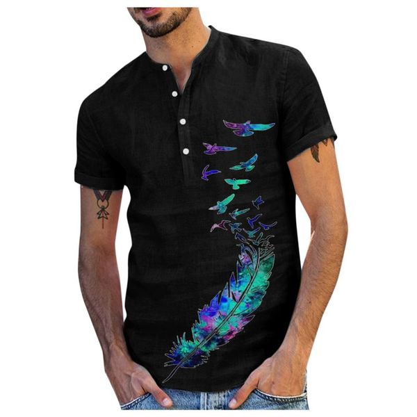 men's t-shirts harajuku korean fashion men casual rose print t-shirt stand collar button cotton linen oversized t shirt for, White;black
men's t-shirts harajuku korean fashion men casual rose print t-shirt stand collar button cotton linen oversized t shirt for, White;black