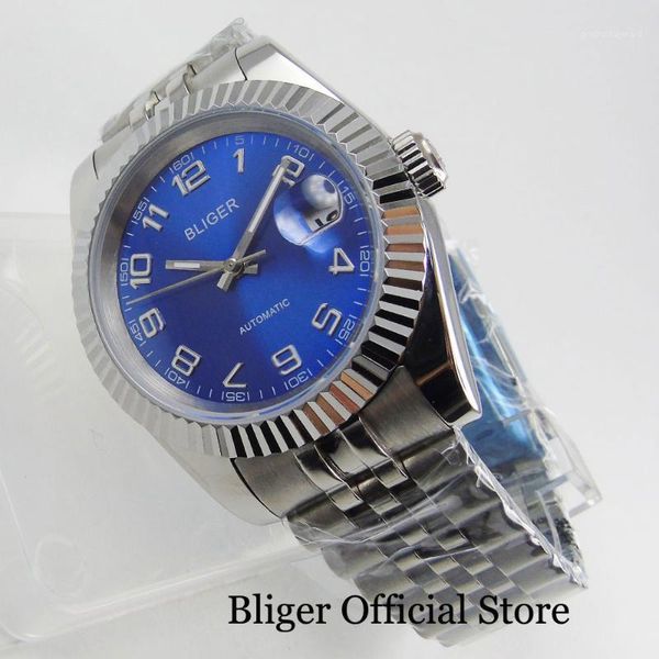 wristwatches bliger 36mm date just fluted bezel miyota 8215 blue dial automatic men watch jubilee bracelet, Slivery;brown
wristwatches bliger 36mm date just fluted bezel miyota 8215 blue dial automatic men watch jubilee bracelet, Slivery;brown