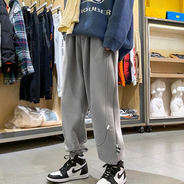men's pants japan south korea style sweatpants men jogger fashion streetwear hip hop trousers male loose fit harem, Black
men's pants japan south korea style sweatpants men jogger fashion streetwear hip hop trousers male loose fit harem, Black