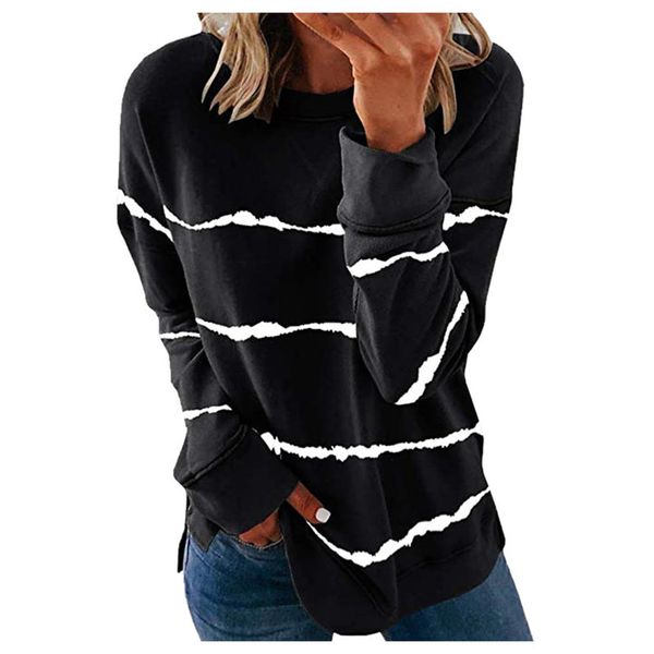 salewomen's casual on striped t-shirt crewneck long sleeve t-shirts female loose harajuku woman autumn, White
salewomen's casual on striped t-shirt crewneck long sleeve t-shirts female loose harajuku woman autumn, White