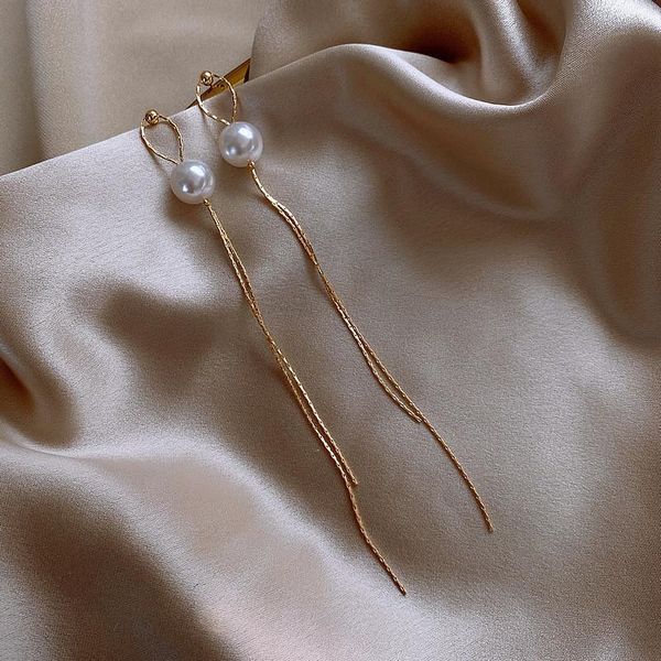 dangle & chandelier origin summer temperament simulation pearl earring for women girls everyday metallic jewelry, Silver
dangle & chandelier origin summer temperament simulation pearl earring for women girls everyday metallic jewelry, Silver