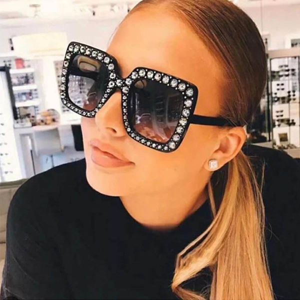 sunglasses luxury retro women's square featured famous full crystal sun glasses for female rhinestone shades uv400, White;black
sunglasses luxury retro women's square featured famous full crystal sun glasses for female rhinestone shades uv400, White;black
