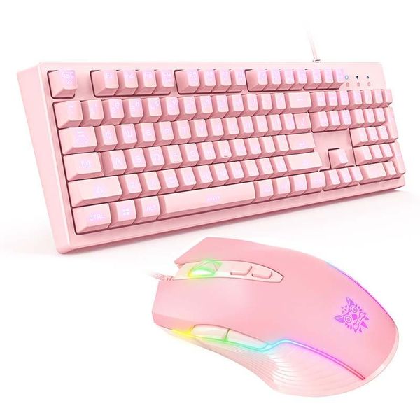 keyboard mouse combos silent and gamer kit led pink cute backlit computer for pc home office
keyboard mouse combos silent and gamer kit led pink cute backlit computer for pc home office