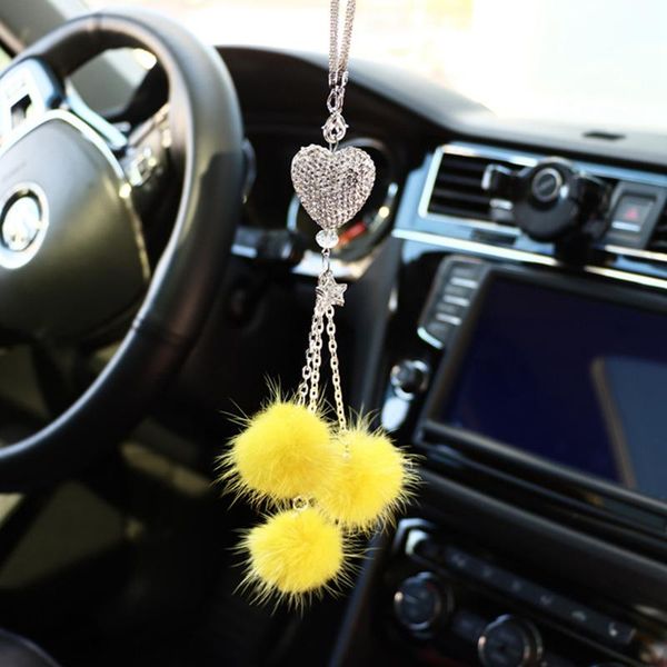 interior decorations mink hair crystal diamond ball peach heart car rearview mirror pendant tassel decoration auto 25cm
interior decorations mink hair crystal diamond ball peach heart car rearview mirror pendant tassel decoration auto 25cm